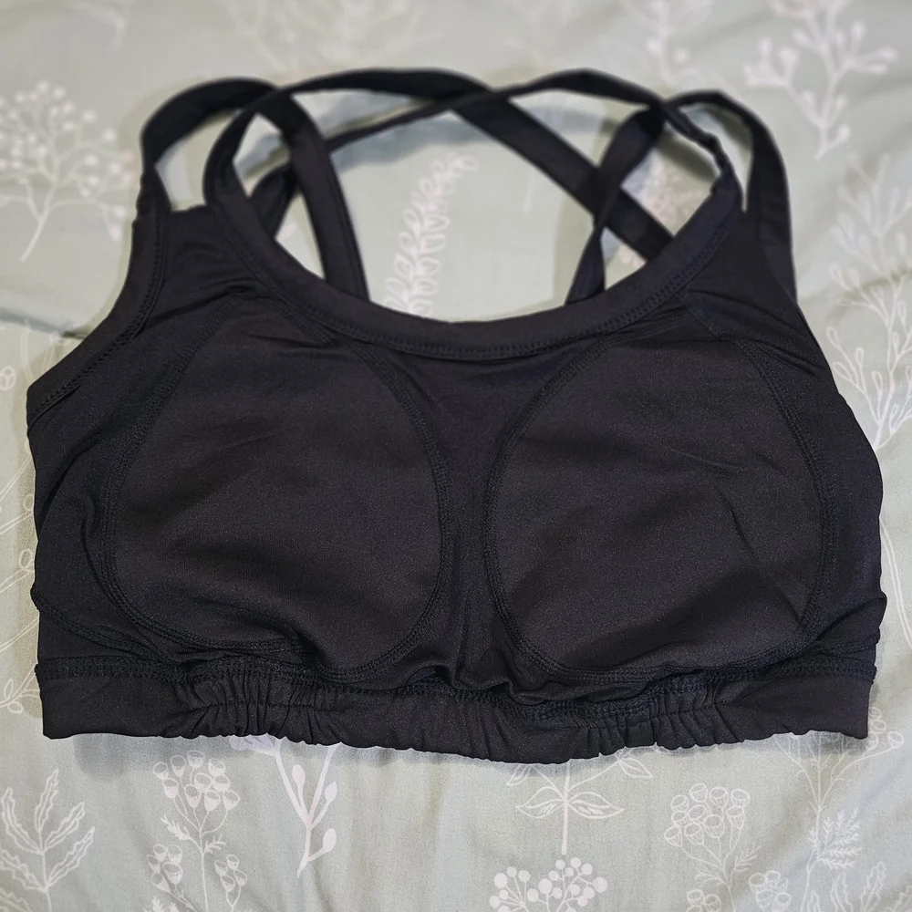 KIAVA Black Sports Bras Supportive Intimates - Picture 10 of 10